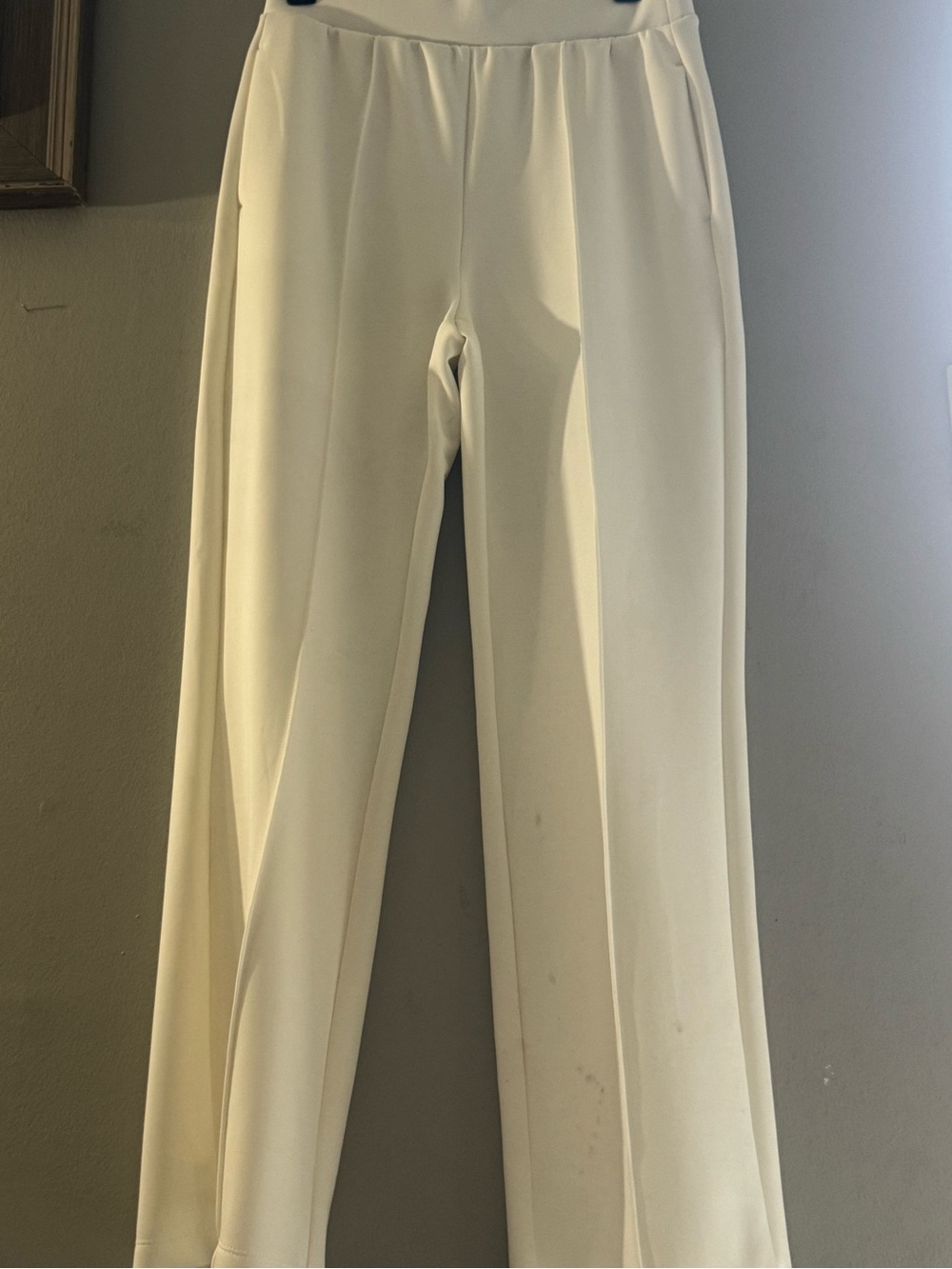 FLX Women's Cream Track Pants - Small - Picture 5 of 8
